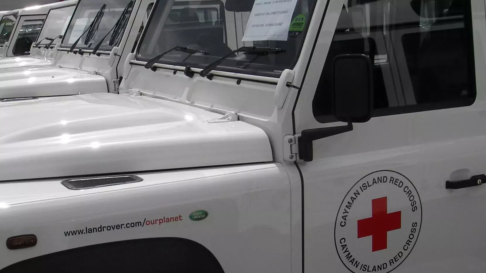 Defender Partnerschaft mit Britischem Roten Kreuz